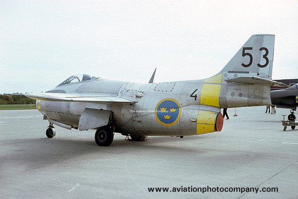 Swedish Air Force F4 SAAB Tunnan J-29F 29507/53 (1976)