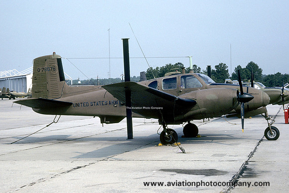 US Army New York ArNG Beech RU-8G 57-6076 (1978)