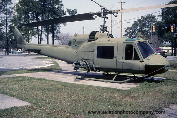 US Army Bell UH-1M 65-12741 displayed at Fort Stewart (1999)