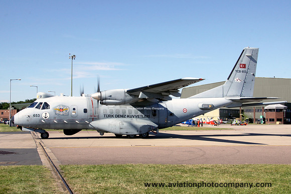 Turkish Navy CASA CN.235MPA TCB653 at the Waddington Airshow (2014)
