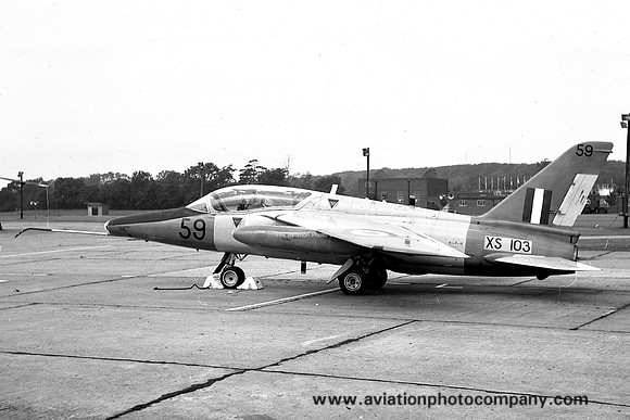 RAF 4 FTS Folland Gnat T.1 XS103/59