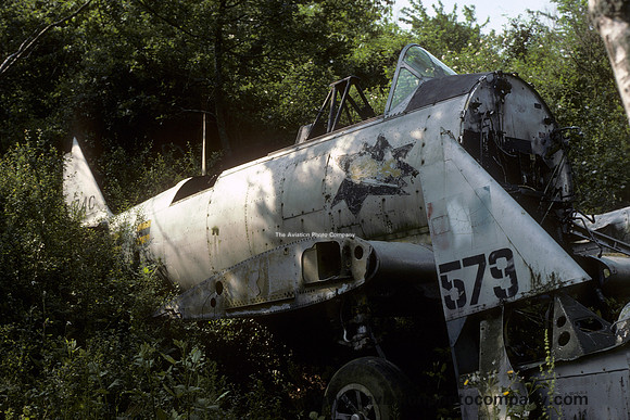 French Air Force North American T-6G Texan 114740 at Ferte Alais (1977)