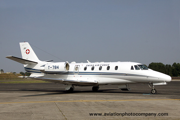 Swiss Air Force LTDB Cessna 560 T-784 at RIAT Fairford (2013)