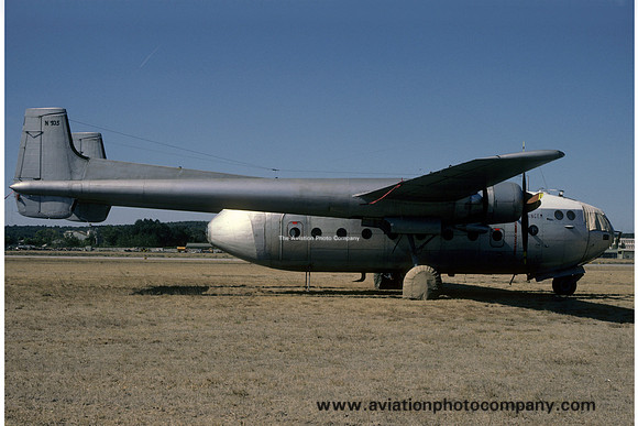French Air Force Nord Noratlas 105 stored at Aix (1986)