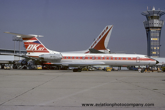 CSA Czechoslovakian Airlines Tupolev Tu-134A OK-EFJ (1976)