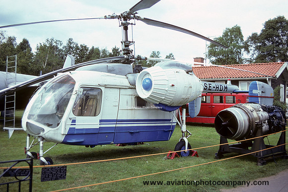 Kamov Ka-26 SE-HDM displayed at Svedino (1977)