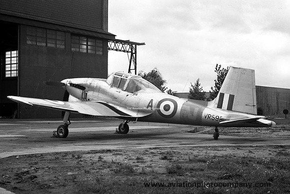 RAF CGS Boulton Paul Balliol T.2 VR593/A