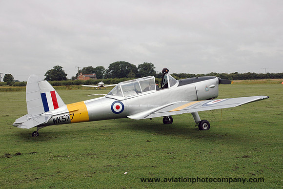 DHC-1 Chipmunk G-BCYM/WK577 at Fenland (2021)