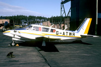 Lubair Piper PA-30-160 Twin Comanche B G-ATWR at RAF Lossiemouth (1978)