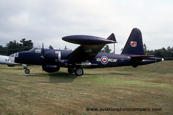 Royal Canadian Air Force Lockheed SP-2H Neptune 122101 displayed at Greenwood (2002)