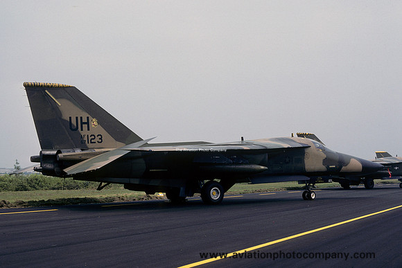 USAF 20 TFW 53 TFS General Dynamics F-111E Aardvark 67-0123/UH (1988)