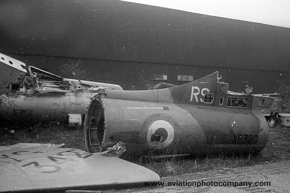 RAF Hawker Hunter F.4 XF320 at Lasham