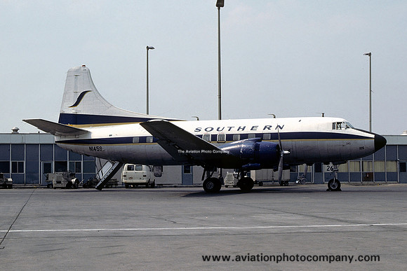 Southern Airways Martin 404 N149S at Atlanta IAP (1977)