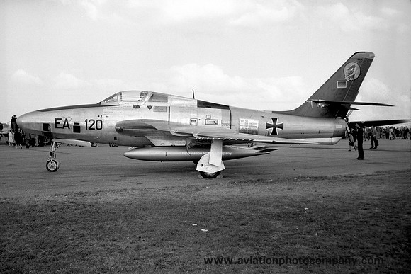 West German Air Force AKG51 Republic RF-84F Thunderstreak EA+120 (1960)