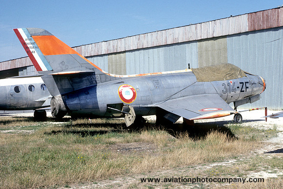 French Air Force Dassault Mystere 4A 48/314-ZF (1975)
