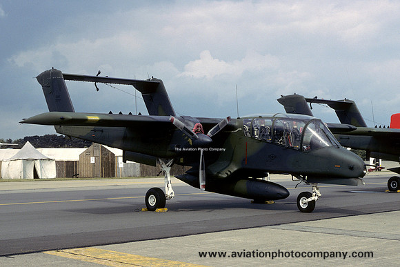 USAF 601 TCW North American OV-10A Bronco 68-3797 at RAF Greenham Common (1980)