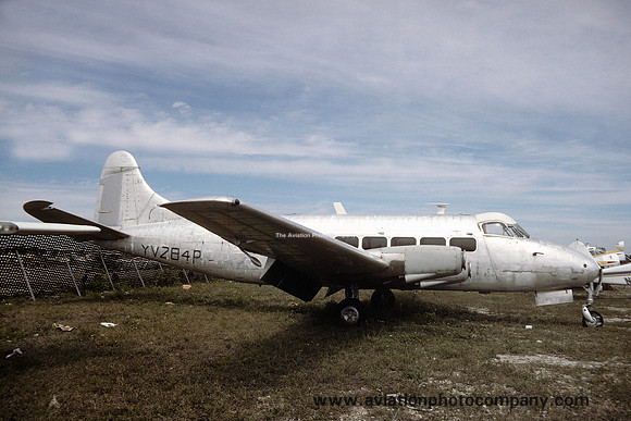 De Havilland DH.114 Heron 2 YV284P stored at Opa Locka (1978)