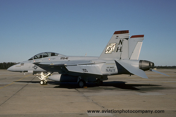 US Navy VFA-41 McDonnell Douglas F/A-18F Super Hornet 165876/NH-100 (2001)