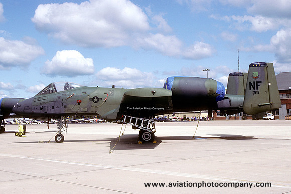 USAF 507 ACW 23 FS Fairchild A-10A Thunderbolt 76-0512/NF (1992)