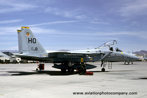 USAF 49 TFW 8 TFS McDonnell Douglas F-15A Eagle 77-0108/HO (1980)