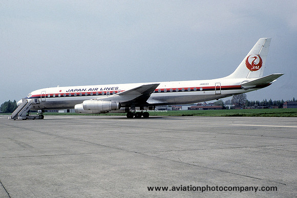 Japan Airlines Douglas DC-8-62 JA8033 (1977)