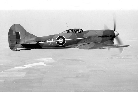 RAF Hawker Tempest Prototype HM595 Air to Air