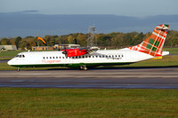 Loganair ATR-72-600 G-LMTF at Manchester (2024)