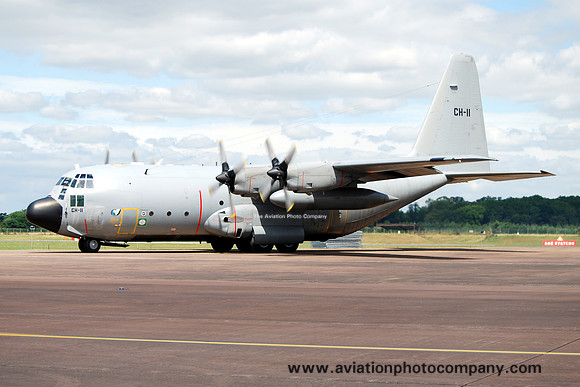 Belgian Air Force 15 Wing Lockheed C-130H Hercules CH-11 at RIAT Fairford (2014)