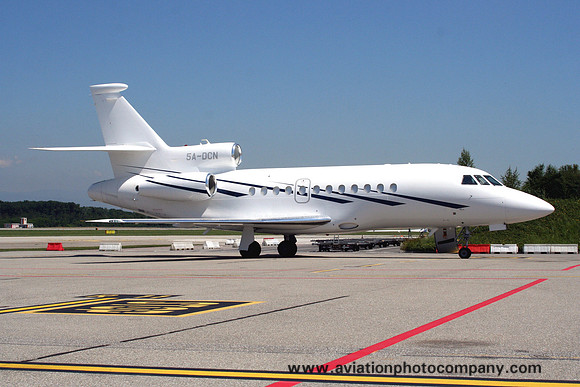 Libyan Government Dassault Falcon 900EX 5A-DCN at Geneva (2008)