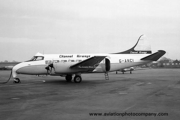 Channel Airways De Havilland DH.114 Heron 1B G-ANCI (1969)