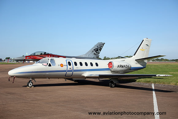 Spanish Navy Cessna Citation II U.20-2/01-406 at RIAT Fairford (2024)
