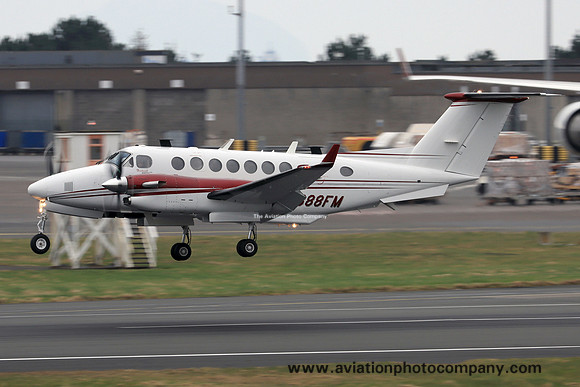 Lasai Aviation LLC Beech 350 King N888FM at Prestwick (2024)