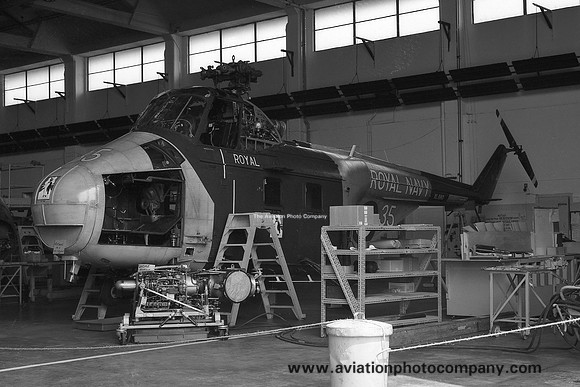 Royal Navy Westland Whirlwind HAR.9 XL880 stored at Wroughton (1976)