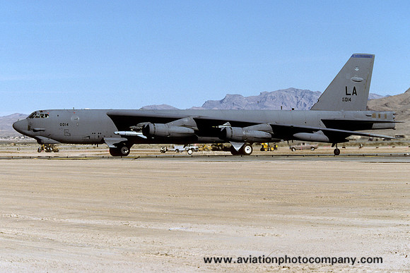 USAF 2 BW 20 BS Boeing B-52H 60-0014/LA at Nellis AFB (2000)