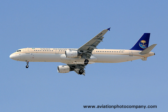 Saudi Arabian Airbus A321-200 HZ-ASK at Dubai IAP (2013)