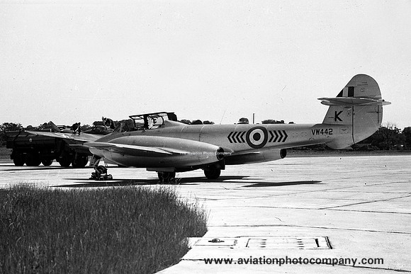 RAF 65 Squadron Gloster Meteor T.7 VW442/K