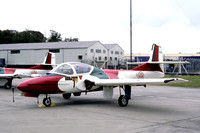 Portuguese Air Force Esq 102 Cessna T-37C 2421 at IAT Fairford (1987)