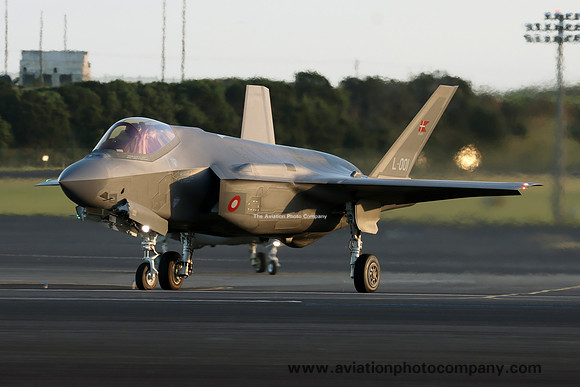Danish Air Force Lockheed F-35A L-001 at Lajes (2024)