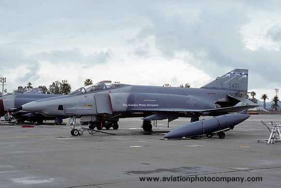 USAF California ANG 196 TRS McDonnell RF-4C Phantom 66-0401 (1992)