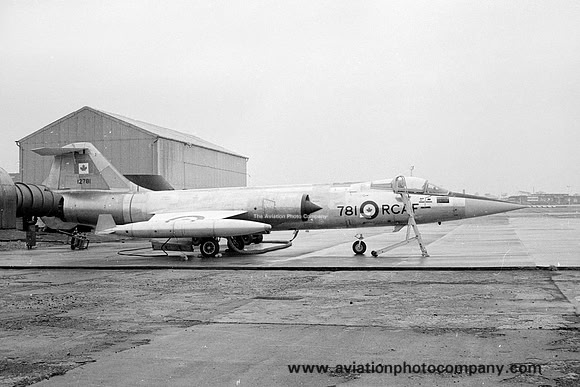 Royal Canadian Air Force Canadair CF-104 Starfighter 12781 (1968)