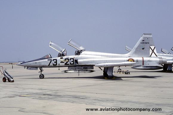 Spanish Air Force Ala 73 CASA/Northrop F-5M Freedom Fighter AE.9-023/73-23 (1987)