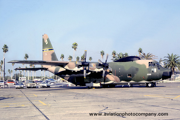 USAF California ANG 129 ARRS Lockheed HC-130H 65-0981 (1981)