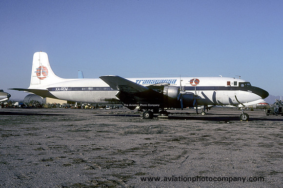 Transcaesa Douglas DC-7BF XA-ROW (1991)