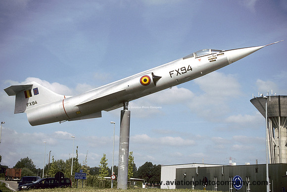 Belgian Air Force Lockheed F-104G Starfighter FX-94 displayed at Kleine Brogel (2005)