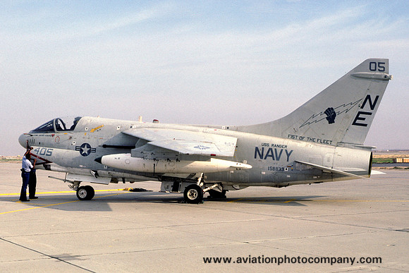 US Navy VA-25 LTV A-7E 158833/NE-405 (1982)