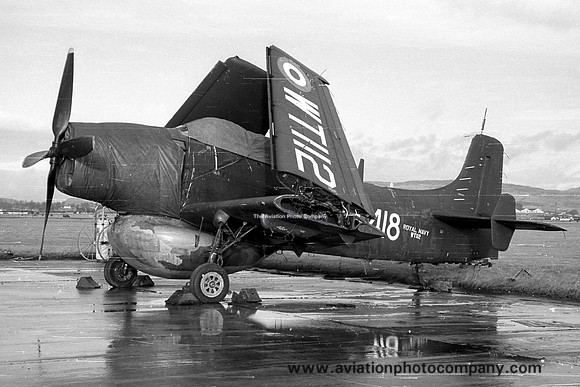 Royal Navy Abbotsinch AHU Douglas Skyraider AEW.1 WT112 (1960)