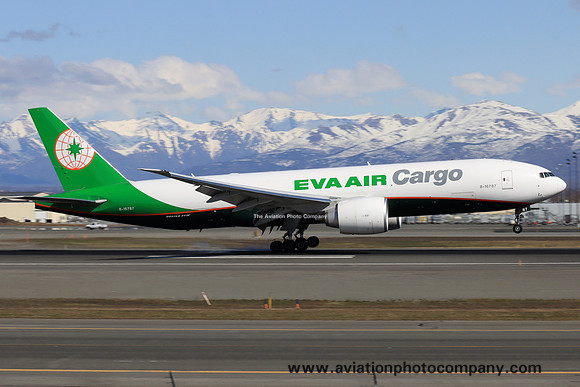 EVA Air Cargo Boeing 777F B-16787 at Anchorage (2022)