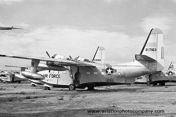 USAF Grumman HU-16B Albatross 51-7163 at MASDC Davis Monthan (1968)