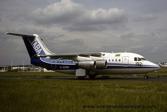 TABA BAe 146-100 G-SSHH (1983)