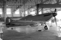 Royal Canadian Air Force Hawker Hurricane IIB 5584 displayed at Trenton (1960)